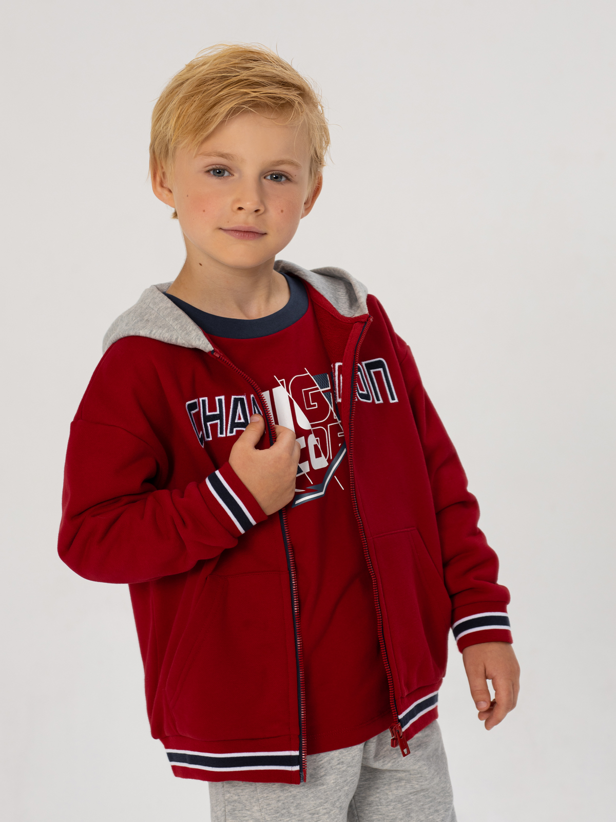 Толстовка трикотажная артикул:OKBCJ02-HA-3 Толстовка трикотажная артикул:OKBCJ02-HA-3