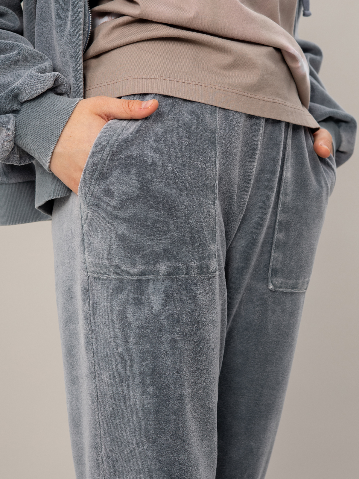 Брюки велюровые артикул:OJGCP08-91-5