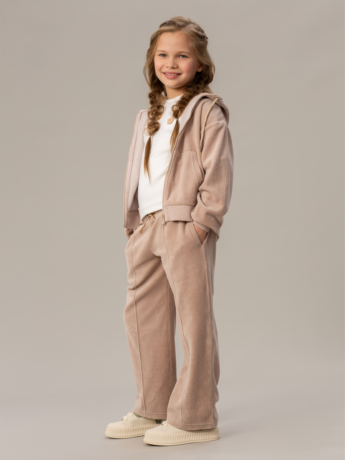 Брюки велюровые артикул:OKGCP11-T1-3