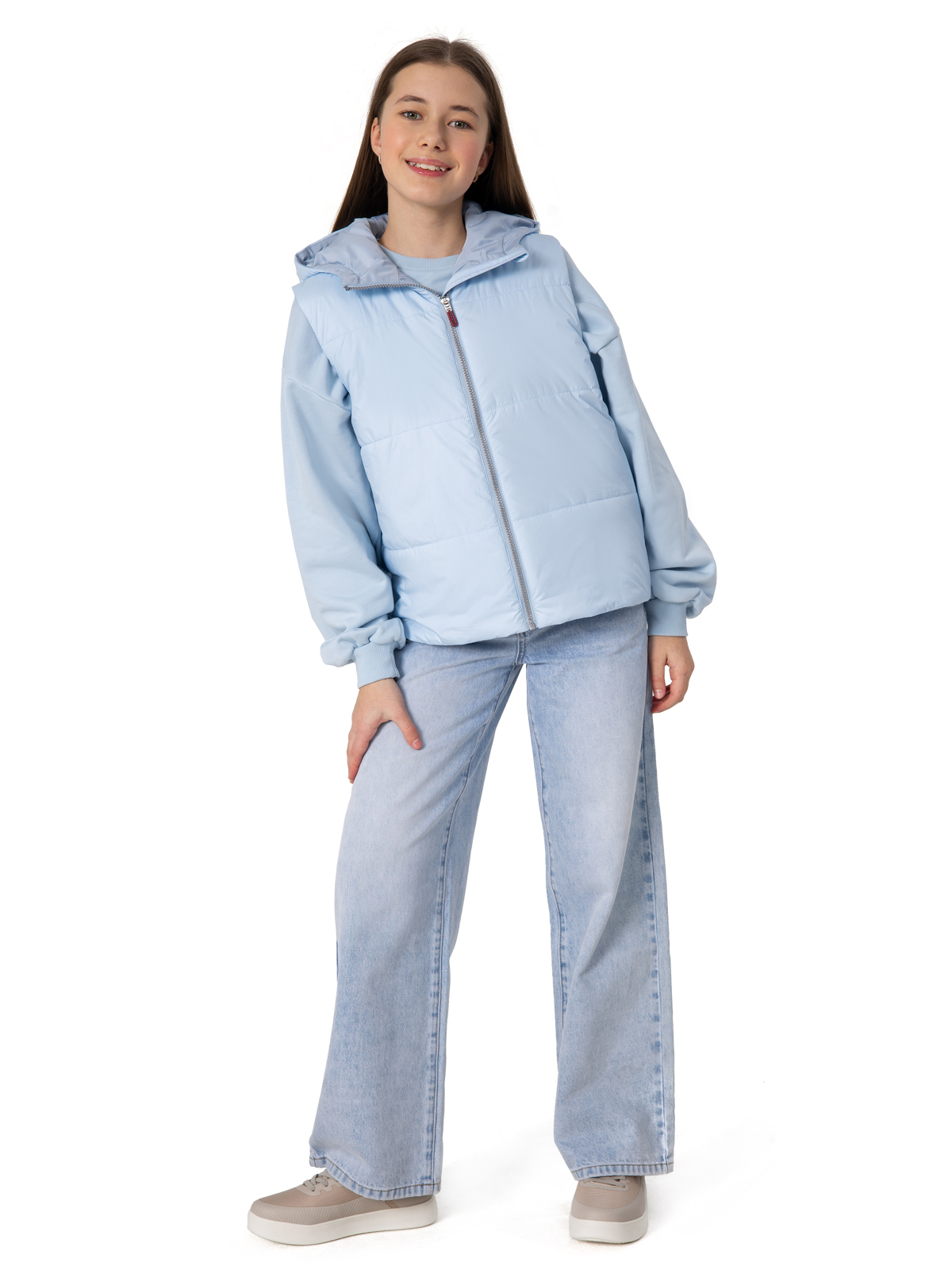 Плащ с жилеткой 2-в-1 артикул:NJGCK07-T0-4