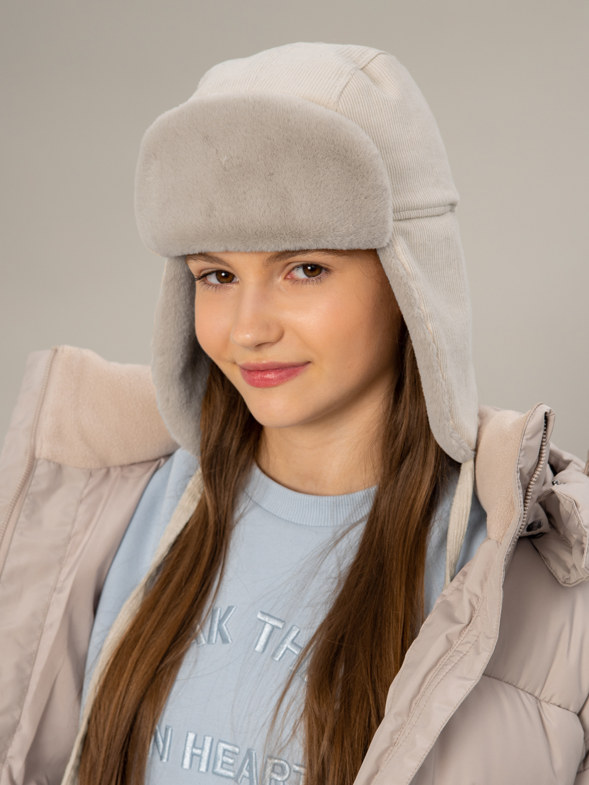 Ушанка артикул:GHAT-3008-01-1 Ушанка артикул:GHAT-3008-01-1