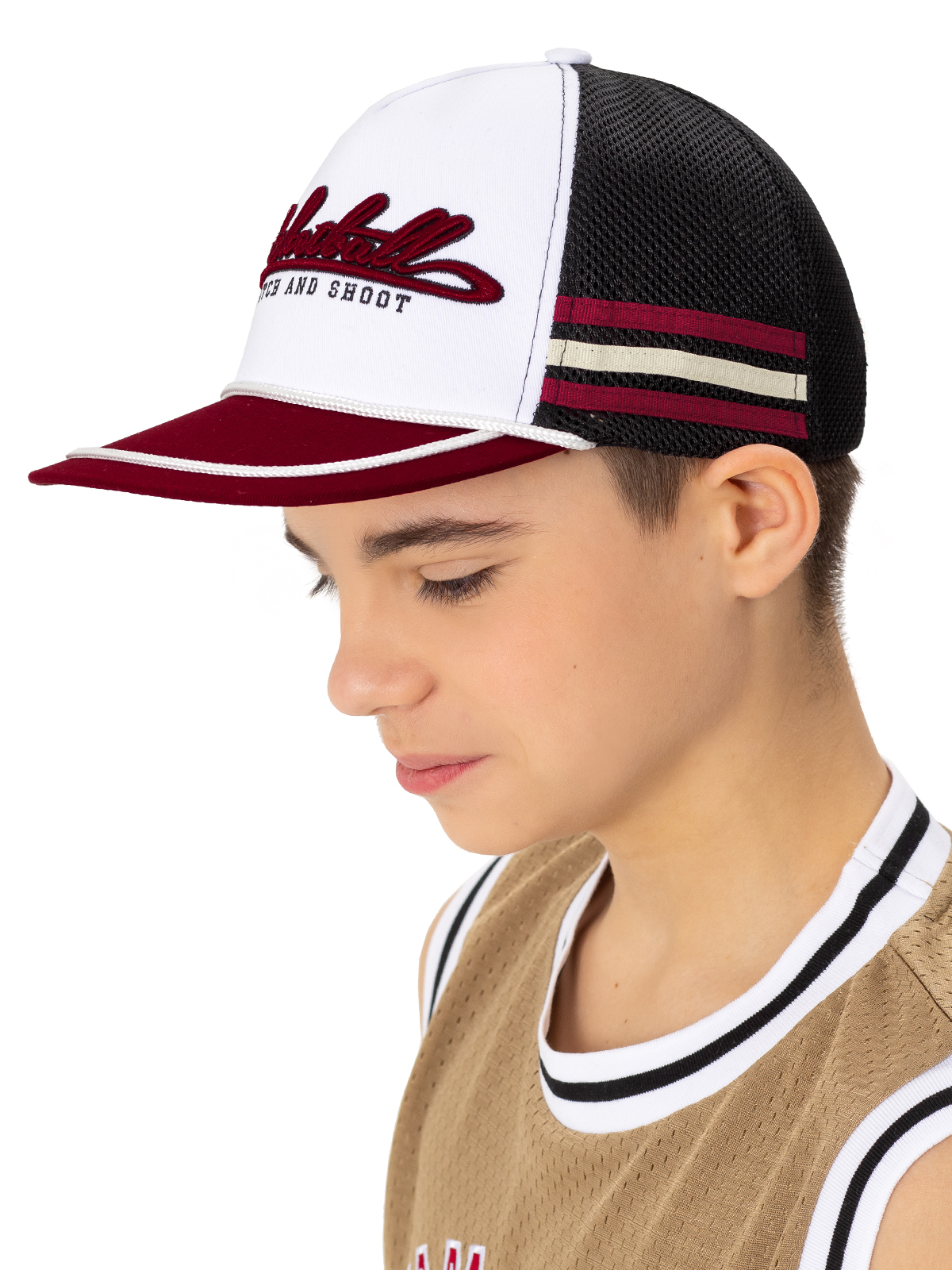 Бейсболка артикул:BCAP-2008-WH-3