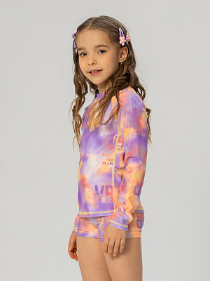 PUGSL01-LE Лонгслив купальный UPF (сиреневый) 92-128 (92/98/104/110/116/122/128)