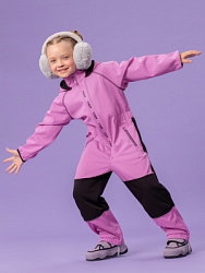 OKGCZ06-LB Комбинезон демисезонный, софтшелл(лиловый) 86-128(86/92/98/104/110/116/122/128)