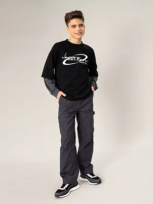 OJBCP17-93 Брюки(серый) 134-170(134/140/146/152/158/164/170)