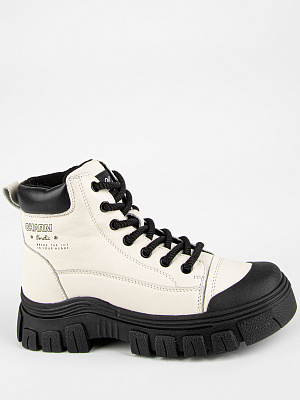 54576у-1 Ботинки (белый-черный) 36-40 (5 пар)