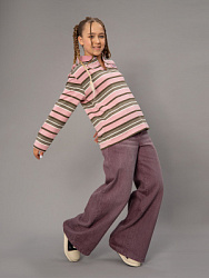 OJGCP17-T2 Брюки джинсовые(сливовый) 134-170(134/140/146/152/158/164/170)