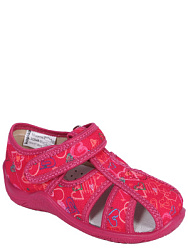 22264ф-51 Туфли из текстиля  (фуксия) 25-30 (12 пар)