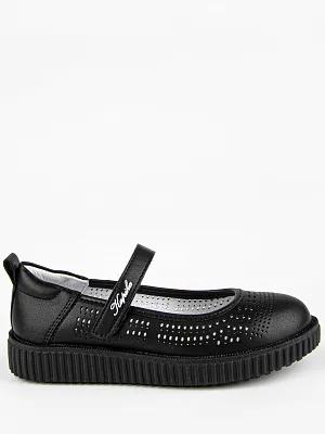 231058пн-1 Туфли (черный) 30-37 (8 пар)