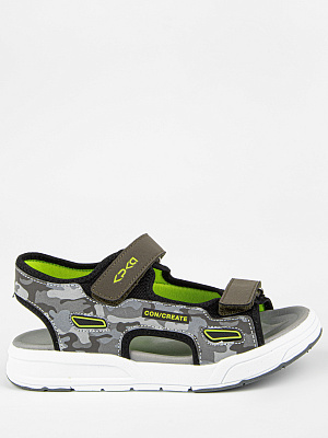 33852п-2 Туфли летние (черный-серый) 32-36 (5 пар)