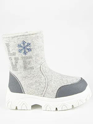 00222-10 Сапоги (светло-серый) 31-36 (6 пар)