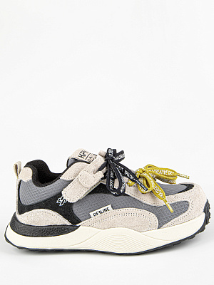 731237-3 Обувь для активного отдыха (серый-черный) 31-35 (5 пар)