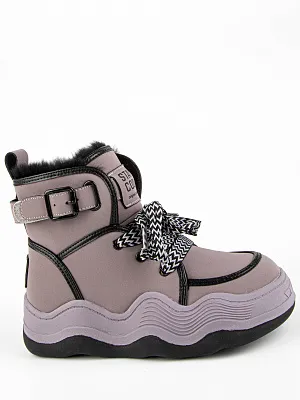 63292шк-1 Ботинки (сиреневый) 34-38 (5 пар)