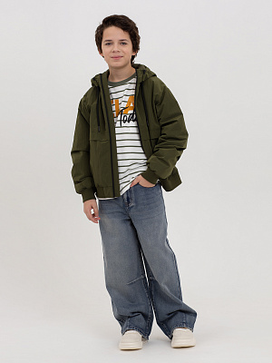 PJBCK04-64 Куртка демисезонная(хаки) 134-170(134/140/146/152/158/164/170)