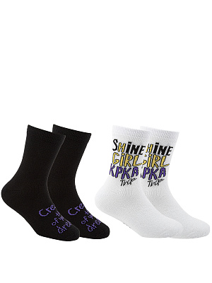 JKGAS06-WB Носки 29-38 (29-31/32-34/35-38) черный-белый