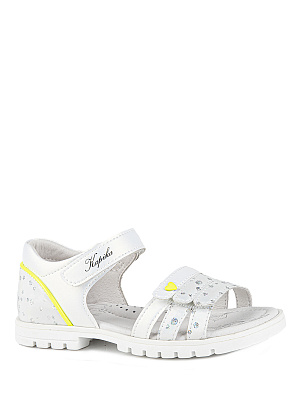 32811п-4 Туфли летние (белый-желтый) 28-32 (5 пар)