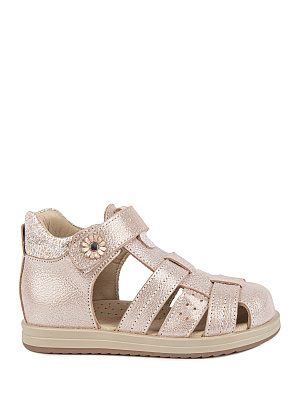 31858т-1 Туфли летние (бежевый) 23-27 (5 пар)