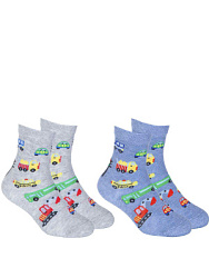 AKBAS04-9Z Носки 20-28 () серый-синий