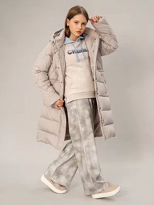 OJGCK01-T0 Куртка зимняя(бежевый) 134-170(134/140/146/152/158/164/170)