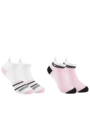 LKGAS01-WK Носки 23-34 (23-25/26-28/29-31/32-34) белый/розовый