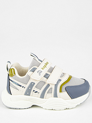 71556-3 Обувь для активного отдыха (бежевый-синий) 22-26 (5 пар)