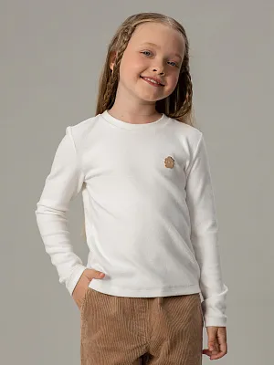 OKGCL03-00 Лонгслив(белый) 92-128(92/98/104/110/116/122/128)