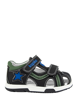 31853п-2 Туфли летние (черный) 21-25 (5 пар)