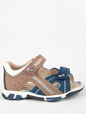 31939-1 Туфли летние (синий-бежевый) 23-27 (5 пар)