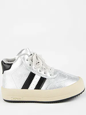 52595ук-2 Ботинки (серебряный) 26-30 (5 пар)