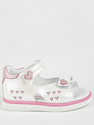 31968т-2 Туфли летние (белый) 21-25 (5 пар)