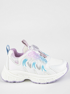 72863-10 Обувь для активного отдыха (белый-сиреневый) 26-30 (5 пар)