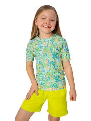 UVGT01-S1 Футболка купальная UPF (бирюзовый) 92-128 (92/98/104/110/116/122/128)