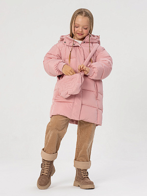 OKGCK10-80 Куртка зимняя(розовый) 92-128(92/98/104/110/116/122/128)