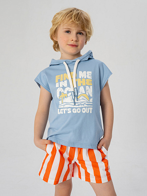 PUBSB02-EW Шорты плавательные(оранжевый) 98-128(98/104/110/116/122/128)