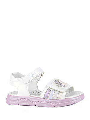 32898п-2 Туфли летние (белый-розовый) 26-30 (5 пар)