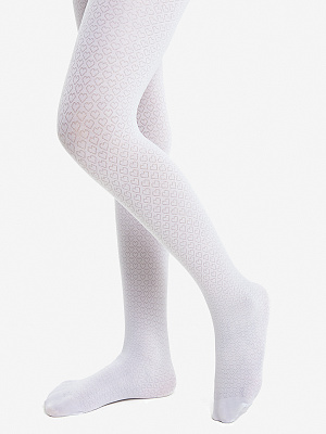 IPGAT01-00 Колготки 128/134/140/146/152/158 (128-134/134-140/140-146/146-152/152-158) белый
