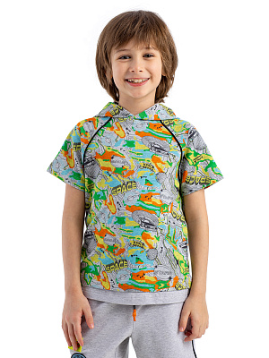 LKBCT05-90 Футболка(серый) 98-128(98/104/110/116/122/128)