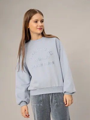 OJGCJ04-Z1 Свитшот(голубой) 134-170(134/140/146/152/158/164/170)