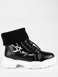 54457ук-1 Ботинки (черный) 35-39 (5 пар)