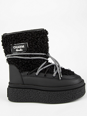 1905д-1 Сапоги (черный-белый) 32-36 (5 пар)