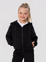 GBJ01-99 Толстовка(черный) 116-164(116/122/128/134/140/146/152/158/164)