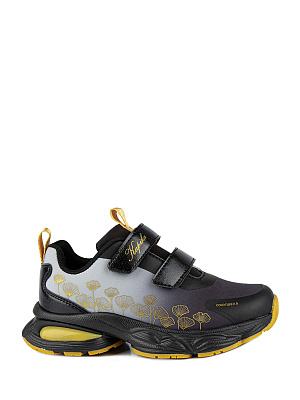 731146с-3 Обувь для активного отдыха (черный-золотой) 31-35 (5 пар)