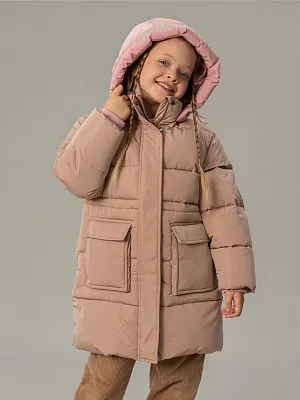 OKGCK11-T1 Куртка зимняя(бежевый) 92-128(92/98/104/110/116/122/128)