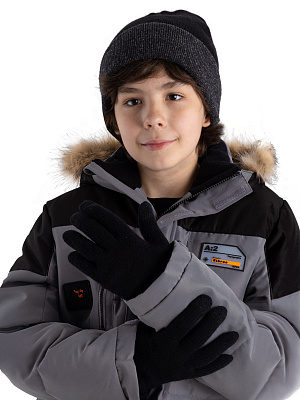 KWBAG03-99 Перчатки шерстяные сенсорные (черный) one size ()