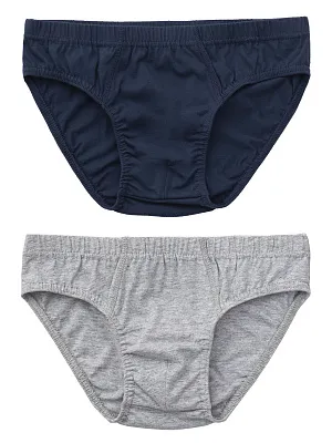 NUBLP03-MA Набор трусов-плавок (т.синий/серый) 1-16 (1-2/2-3/3-4/5-6/7-8/9-10/11-12/13-14/15-16)