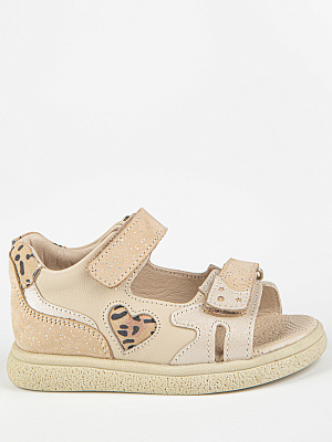 31967т-2 Туфли летние (бежевый) 21-25 (5 пар)