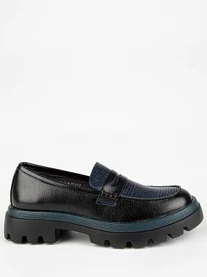 24630п-2 Туфли (черный-синий) 36-40 (5 пар)