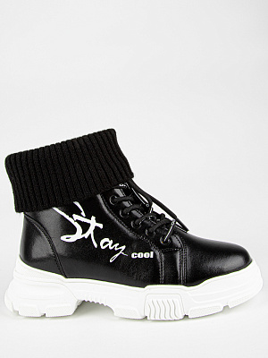 54457ук-1 Ботинки (черный) 35-39 (5 пар)