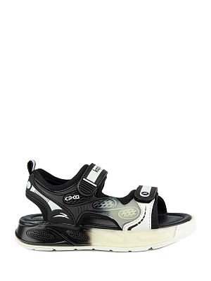 32948п-1 Туфли летние (черный-белый) 28-32 (5 пар)