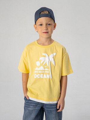 PKBCT15-Y0 Футболка(желтый) 92-128(92/98/104/110/116/122/128)